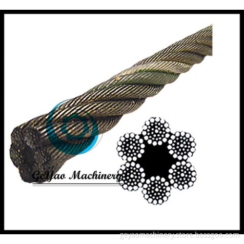 Bright Wire Rope EIPS FC-6X37 Class (Lineal foot)